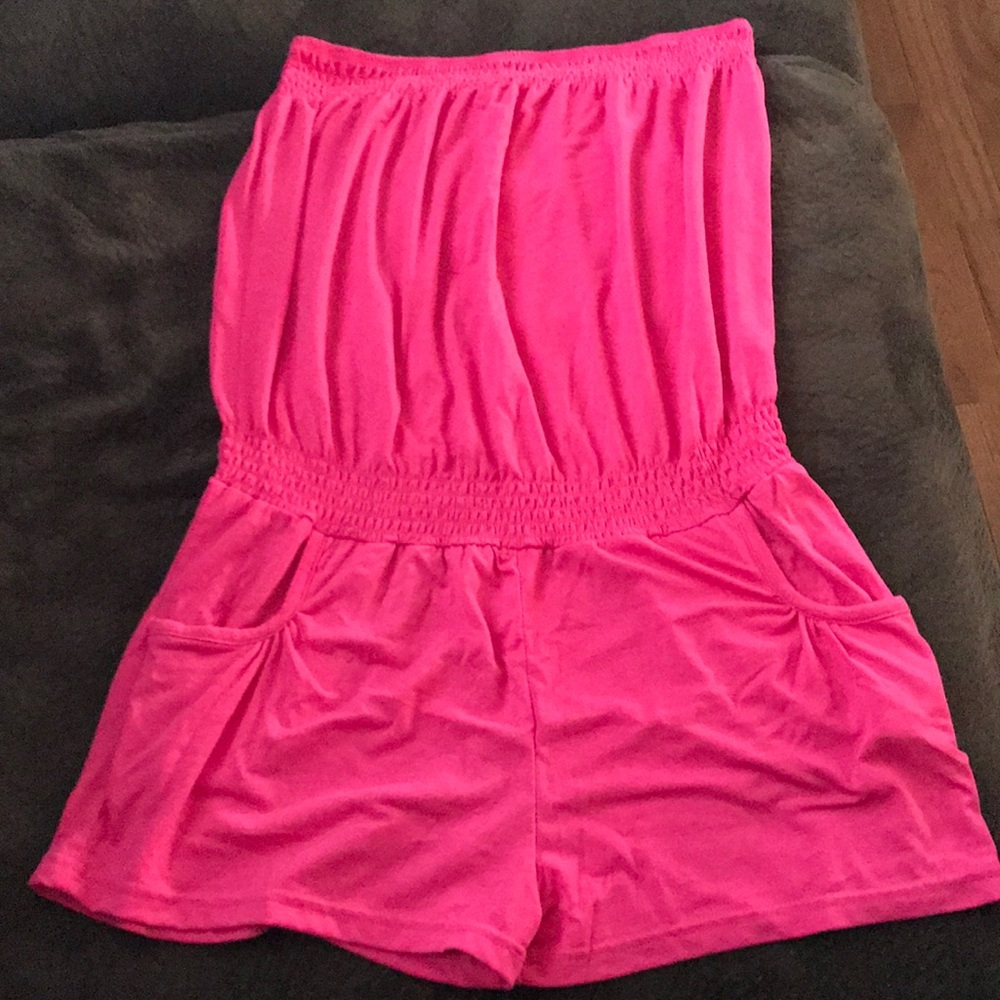 Venus strapless swim coverup romper New large